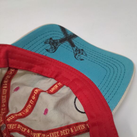 Mechanic Farm Girl Trained & Certified Strapback Hat Tan One Size Adjustable - Picture 7 of 8